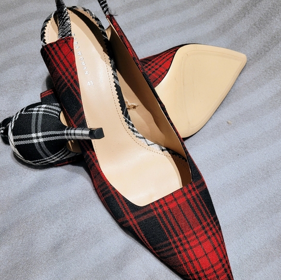 Zara plaid heels with pointed toes - Picture 3 of 5